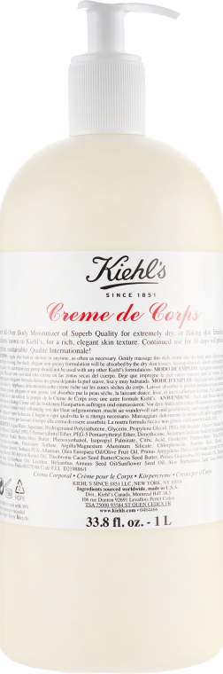Питательный крем для тела - Kiehl's Creme de Corps — фото N3