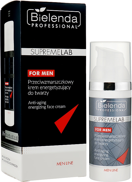 Крем для обличчя проти зморщок - Bielenda Professional SupremeLab For Men — фото N2
