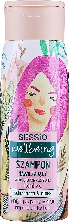 Увлажняющий шампунь для сухих волос - Sessio Wellbeing Moisturizing Shampoo — фото N1