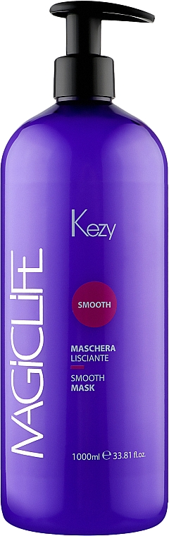 Маска "Розгладжувальна" для в'юнкого й неслухняного волосся - Kezy Magic Life Smooth Mask — фото N1