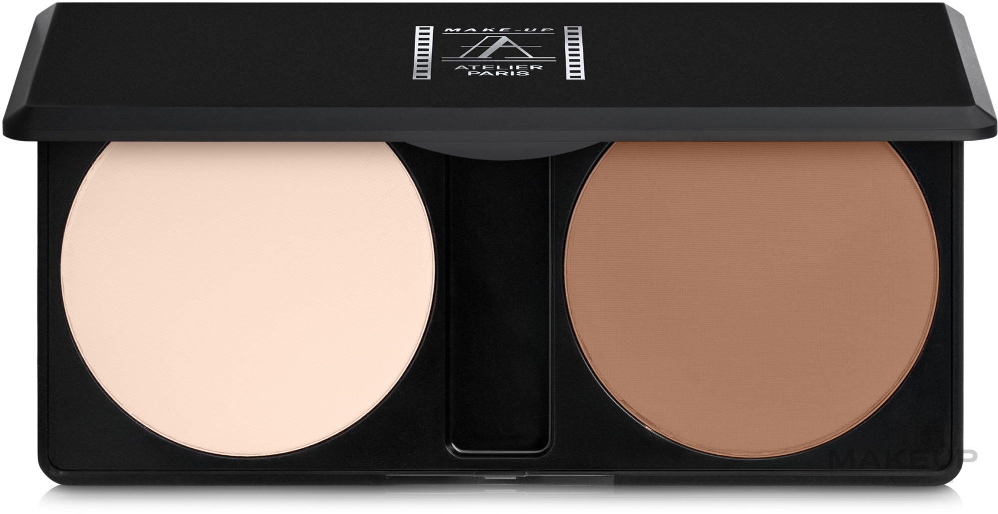 Палітра для корекції обличчя - Make-Up Atelier Paris Palette Contouring Powder — фото CKPJ - Желтая кожа