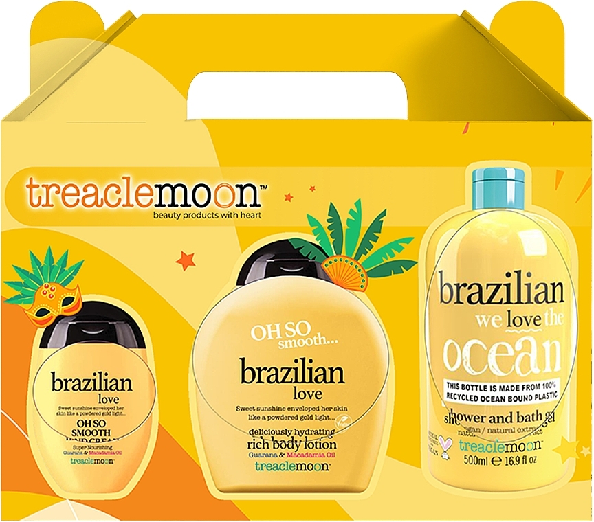 Набор - Treaclemoon Brazilian Love (sh/gel/50ml + b/lot/250ml + h/cr/75ml) — фото N3