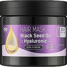 Парфумерія, косметика Маска для волосся "Black Seed Oil & Hyaluronic Acid" - Bio Naturell Hair Mask