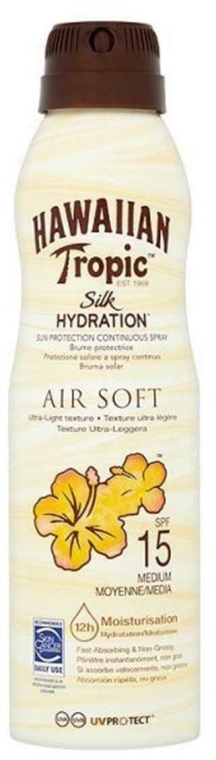 Сонцезахисний спрей для тіла - Hawaiian Tropic Silk Hydration Air Soft Protective Mist SPF 15 — фото N1