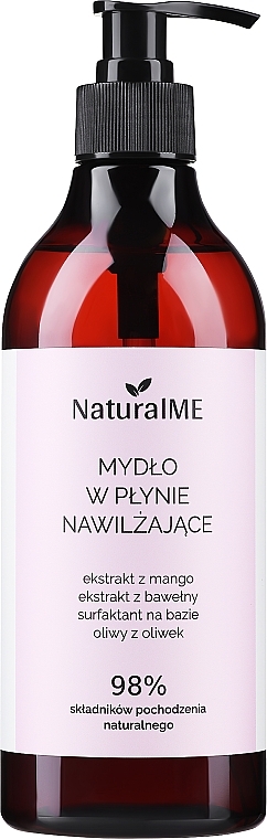 Жидкое мыло увлажняющее - NaturalME Liquid Soap — фото N1