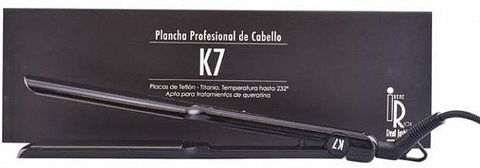 Випрямляч для волосся, чорний - Irene Rios K7 Hair Straightener Black — фото N2