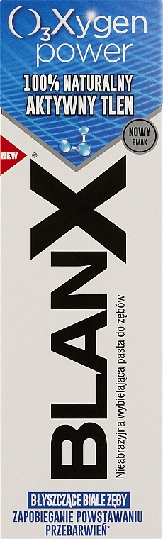 Отбеливающая зубная паста - BlanX O3X Oxygen Power Pro Shine Whitening Toothpaste — фото N4
