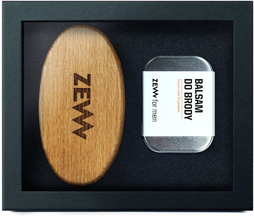 Набор - Zew For Men Limited Edition (balm/80 ml + brush) — фото N1