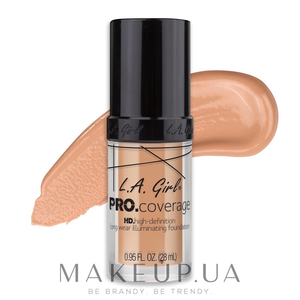 Тональная основа - L.A. Girl PRO Coverage HD Foundation — фото GLM643 - Porcelain