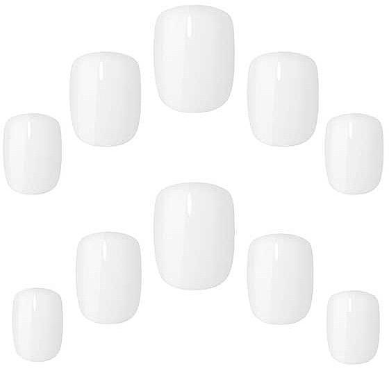 Накладні нігті - Elegant Touch Quite White False Nails — фото N2
