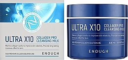 Очищающее молочко для лица с коллагеном - Enough Ultra X10 Collagen Pro Cleansing Milk — фото N2