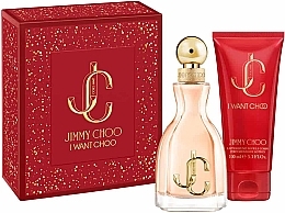 Духи, Парфюмерия, косметика Jimmy Choo I Want Choo - Набор (edp/60ml + b/lot/100ml)