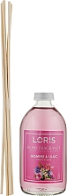 Аромадиффузор "Жасмин и Сирень" - Loris Parfum Home Fragrance Reed Diffuser — фото N2
