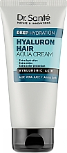 Парфумерія, косметика Крем для глибокого зволоження волосся - Dr. Sante Hyaluron Hair Deep Hydration Aqua Cream