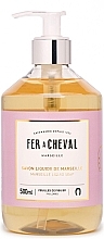 Рідке марсельське мило "Листя інжиру" - Fer A Cheval Marseille Liquid Soap Fig Leaves — фото N1