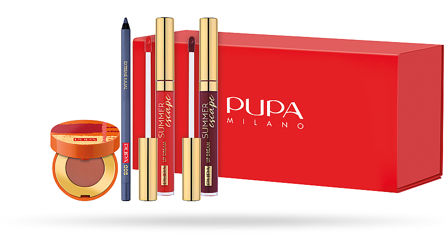 Набір - Pupa My Fabulous Beauty Box Summer Escape (eye/sh/2g + eye/pen/1.6g + lipstick/4.5ml) — фото N1