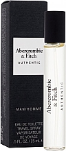 Парфумерія, косметика Abercrombie & Fitch Authentic Men - Туалетна вода (міні)