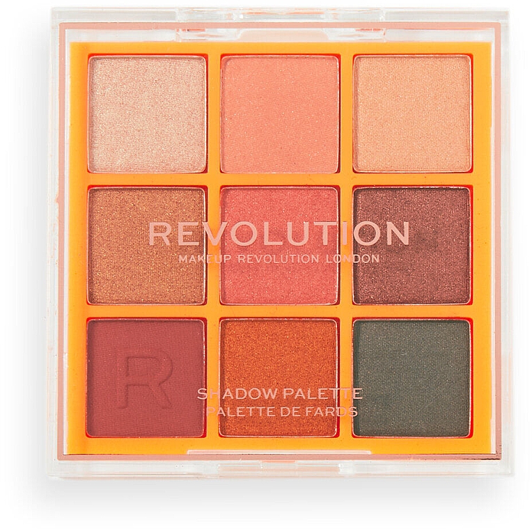 Палетка тіней - Makeup Revolution Neon Heat Eyeshadow Palette Orange Blaze — фото N2