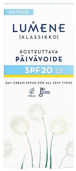 Зволожувальний денний крем - Lumene Klassikko Day Cream Spf20 — фото N2