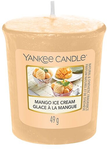 Ароматична свічка у склянці  - Yankee Candle Mango Ice Cream Candle