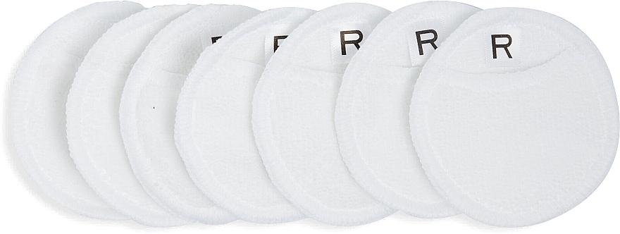 Многоразовые диски для очищения кожи, 7 шт., белые - Revolution Skincare Recycled & Reusable Cleansing Pads White — фото N1