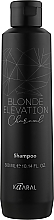 Черный угольный тонирующий шампунь для волос - Kaaral Blonde Elevation Charcoal Shampoo — фото N1