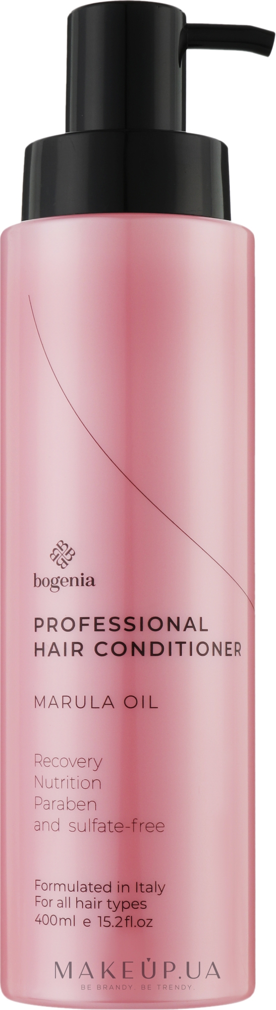 Професійний зволожувальний кондиціонер для волосся з олією марули - Bogenia Professional Hair Conditioner Marula Oil — фото 400ml