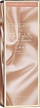 Парфумерія, косметика Набір - The Plastic Boy Lip Kit Almond Macchiato (lip/pliner/1g + lip/gloss/3ml + lipstick/3/2g)
