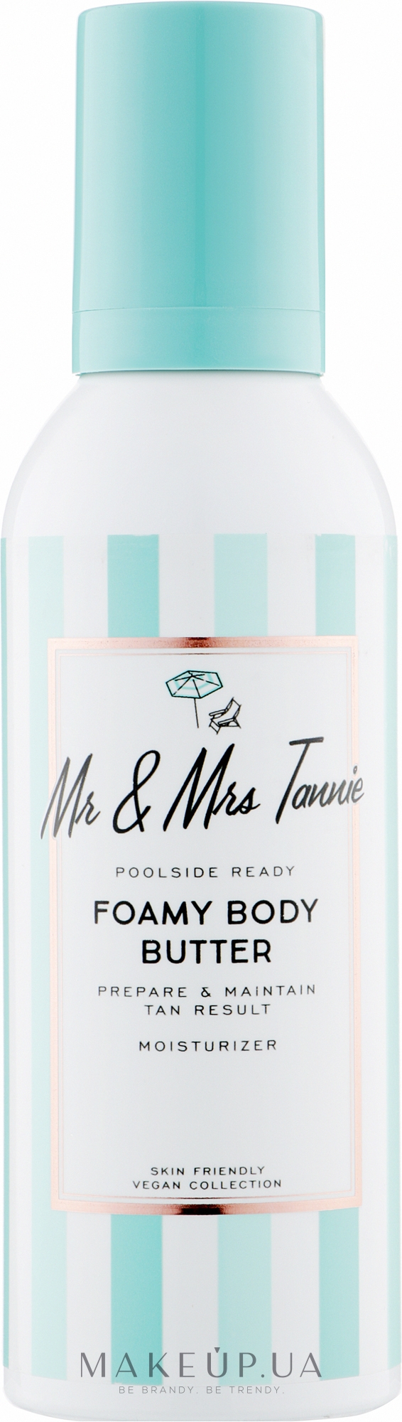 Мус-масло для тіла для продовження засмаги - Mr & Mrs Tannie Foamy Body Butter — фото 200ml