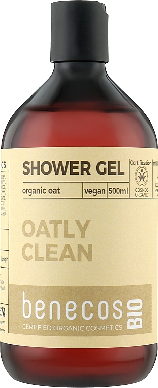 Гель для душа - Benecos Shower Gel Organic Oats — фото N1