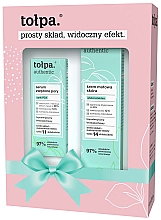 Духи, Парфюмерия, косметика Набор - Tolpa Authentic Matt Skin (f/cr/40ml + f/ser/20ml)