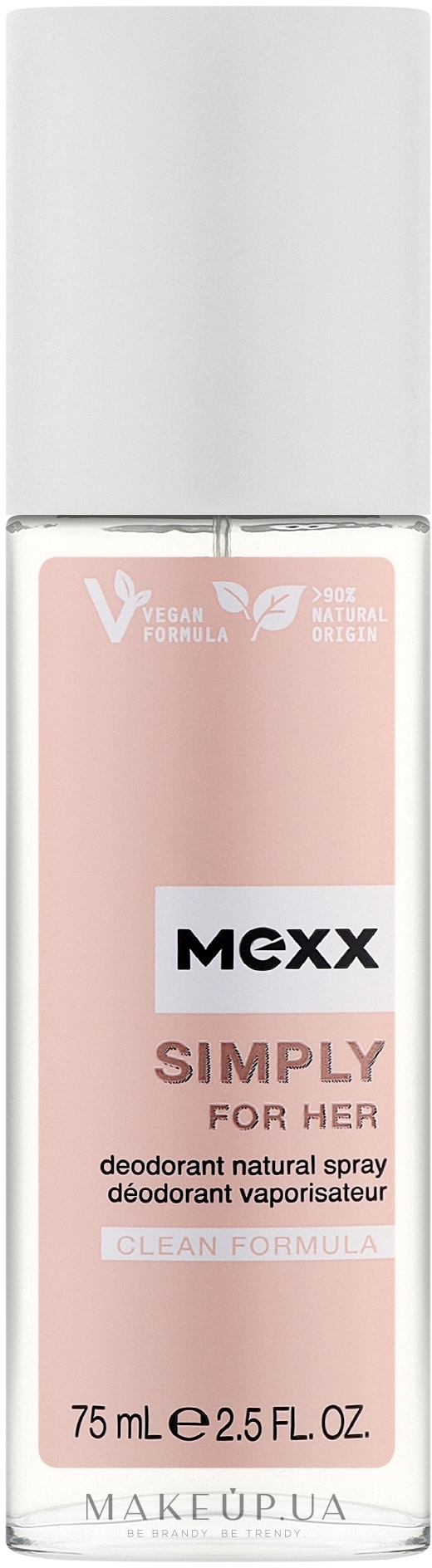 Mexx Simply For Her - Дезодорант-спрей — фото 75ml
