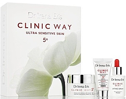 Парфумерія, косметика Набір "Clinic Way 5" - Dr. Irena Eris Clinic Way 5 (cr/50ml + cr/30ml + ser/30ml)