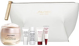 Духи, Парфюмерия, косметика Набор - Shiseido Benefiance Wrinkle Smoothing Cream (f/cr/50ml + foam/5ml + treat/7ml + conc/5ml + eye/conc/3ml)