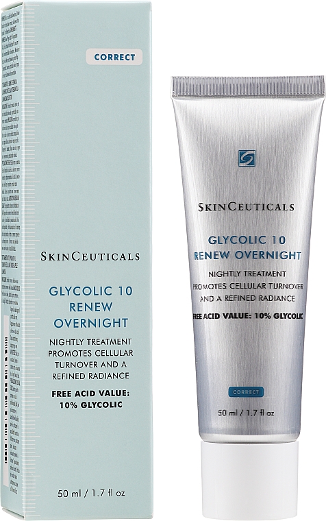 Нічний крем для обличчя - SkinCeuticals Glycolic 10 Renew Overnight Cream — фото N2