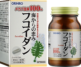 Пищевая добавка "Фукоидан" - Orihiro  — фото N2