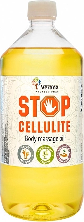 Масажна олія для тіла "Stop Cellulit" - Verana Body Massage Oil — фото N3