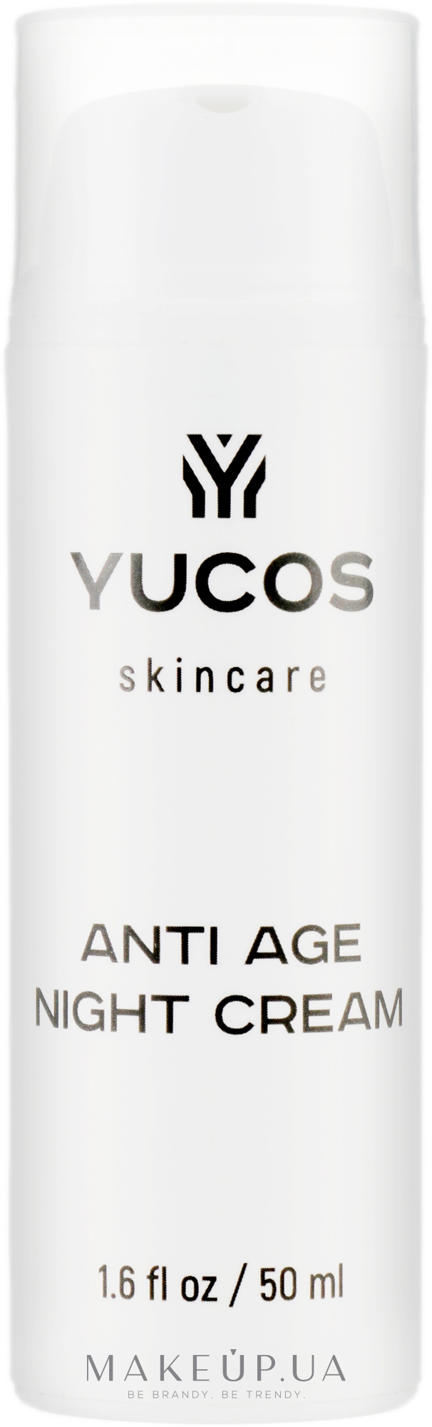 Ночной крем для зрелой кожи лица - Yucos Anti Age Night Cream — фото 50ml