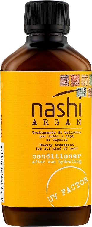 Увлажняющий кондиционер для волос после солнца - Nashi Argan UV Factor After Sun Hydrating Conditioner — фото N1