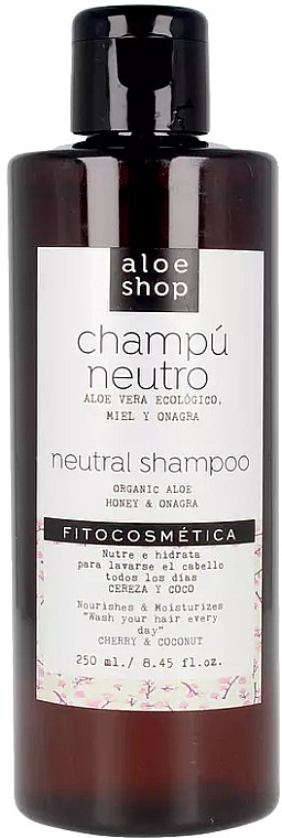 Зволожувальний шампунь для волосся "Органічне алое, мед і онагра" - Aloe Shop Organic Aloe Honey & Onagra Moisturizing Shampoo — фото N1
