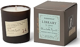 Духи, Парфюмерия, косметика Ароматическая свеча в стакане - Paddywax Library Charlotte Bronte Candle
