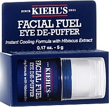 Чоловічий гель-стік проти мішків і темних кіл під очима - Kiehl's Facial Fuel Eye De-Puffer — фото N1