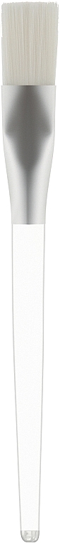 Пензель для нанесення маски CS-154, синтетичний білий ворс, із прозорою ручкою - Cosmo Shop — фото N1