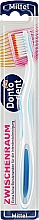 Зубная щетка с тонкой щетиной, синяя - Dontodent Zwischenraum — фото N1