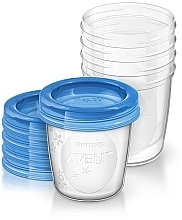 Набір контейнерів для зберігання грудного молока, 5х180 мл - Philips Avent — фото N1