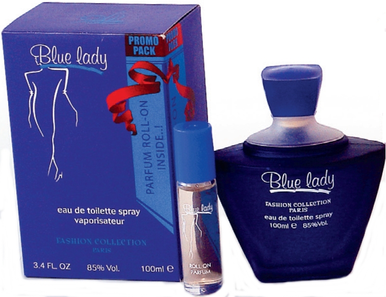 Sterling Parfums Blue Lady - Набор (edt/100ml + edt/10ml)