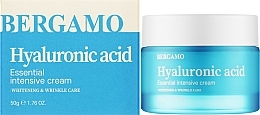 Крем для лица с гиалуроновой кислотой - Bergamo Hyaluronic Acid Essential Intensive Cream — фото N2