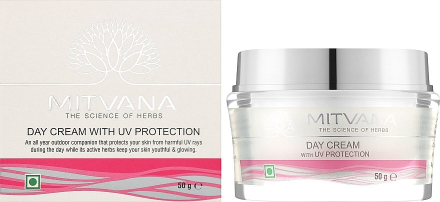 Крем для обличчя денний з УФ-захистом - Mitvana Day Cream With UV Protection — фото N2