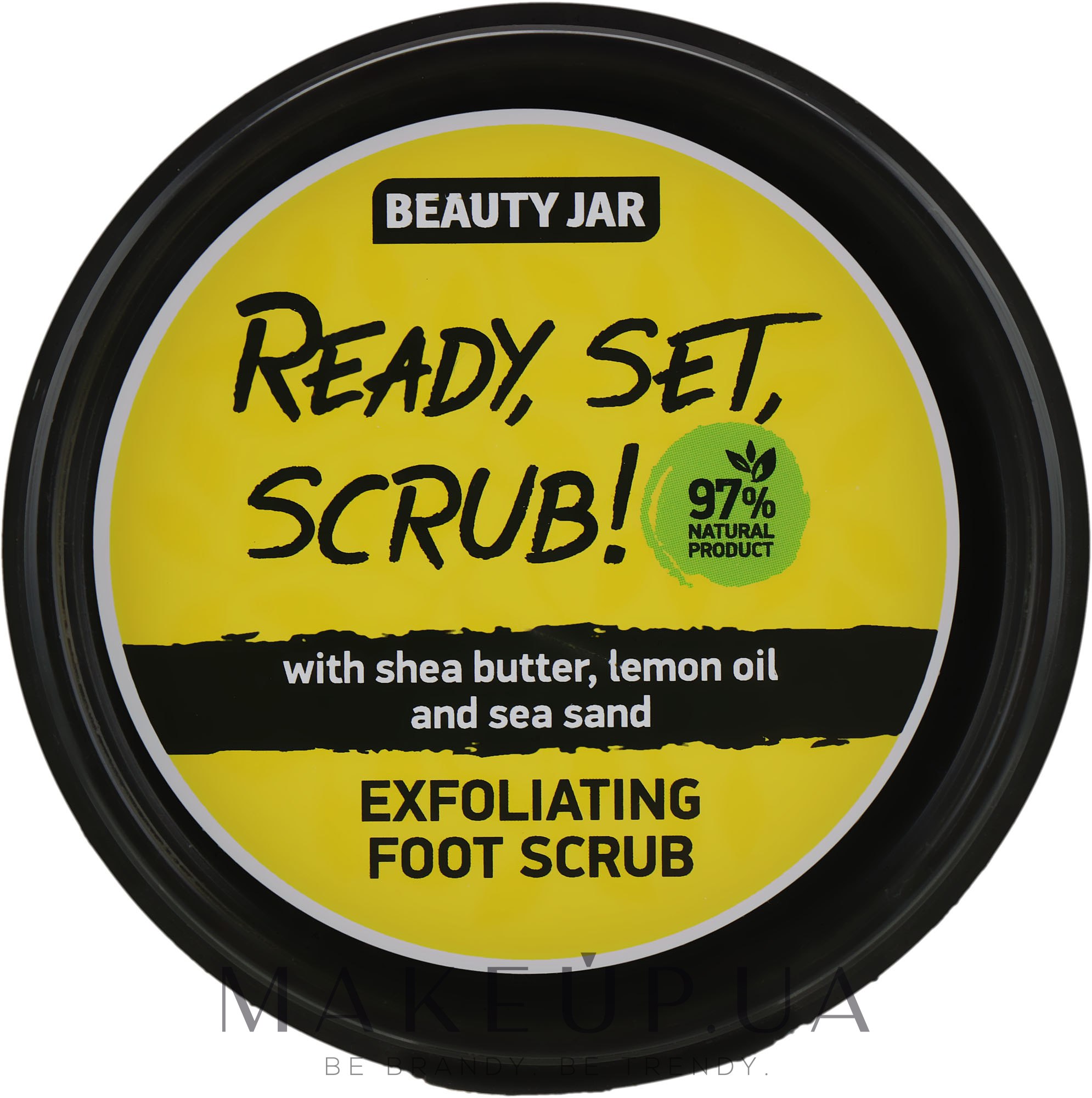 Скраб для ніг "Ready, Set, Scrub!" - Beauty Jar Exfoliating Foot Scrub — фото 135g