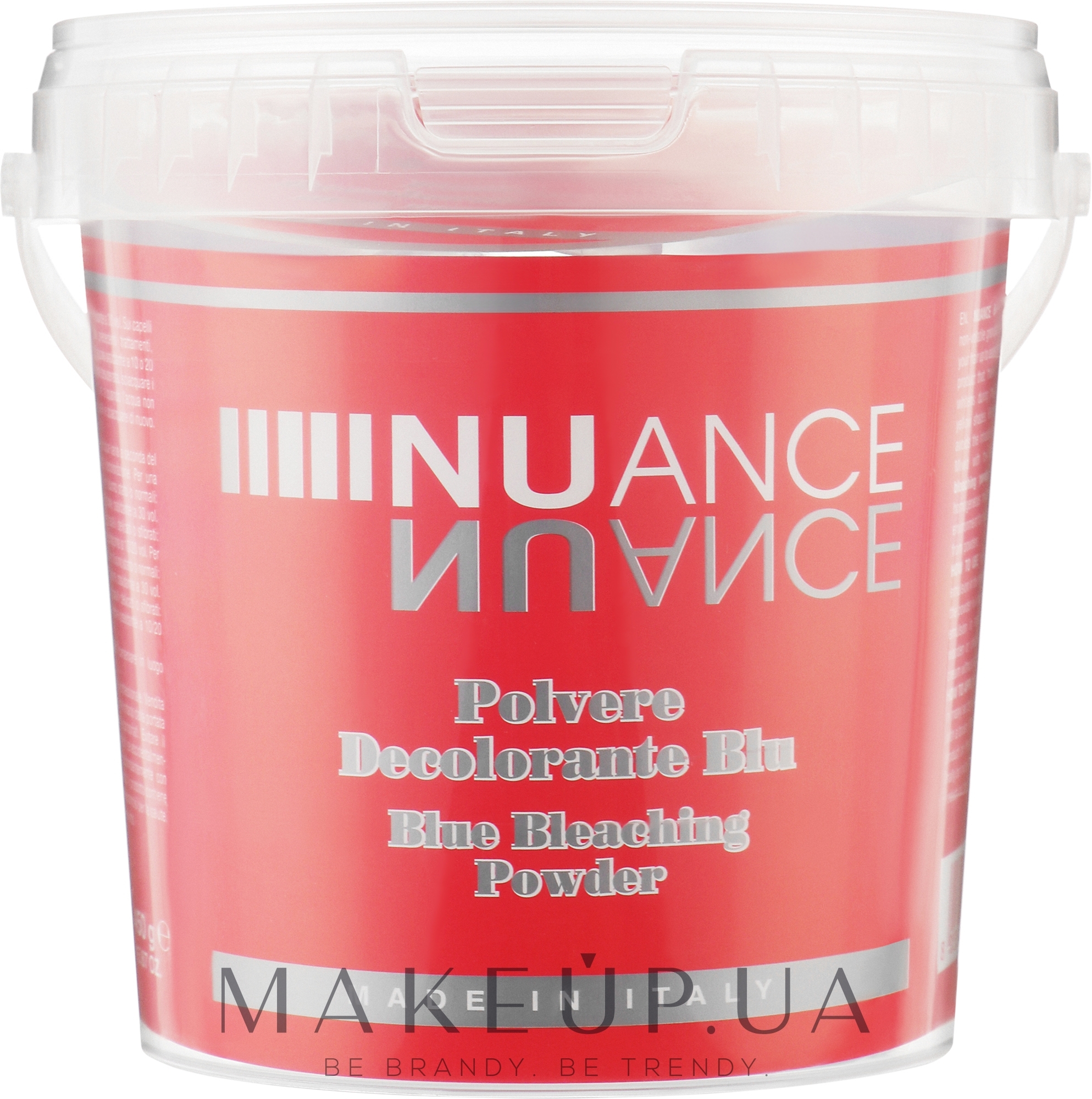 Пудра обесцвечивающая голубая - Nuance Blue Bleaehing Powder — фото 500g